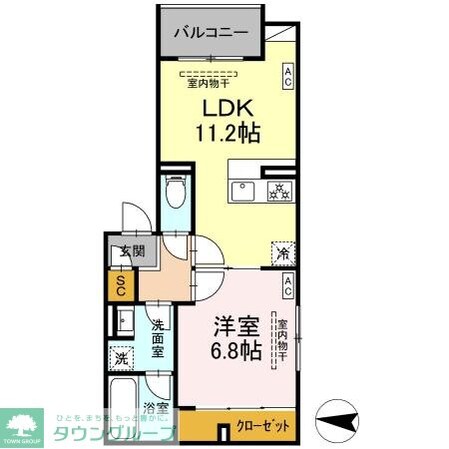 ボアブロンシュ深見の物件間取画像